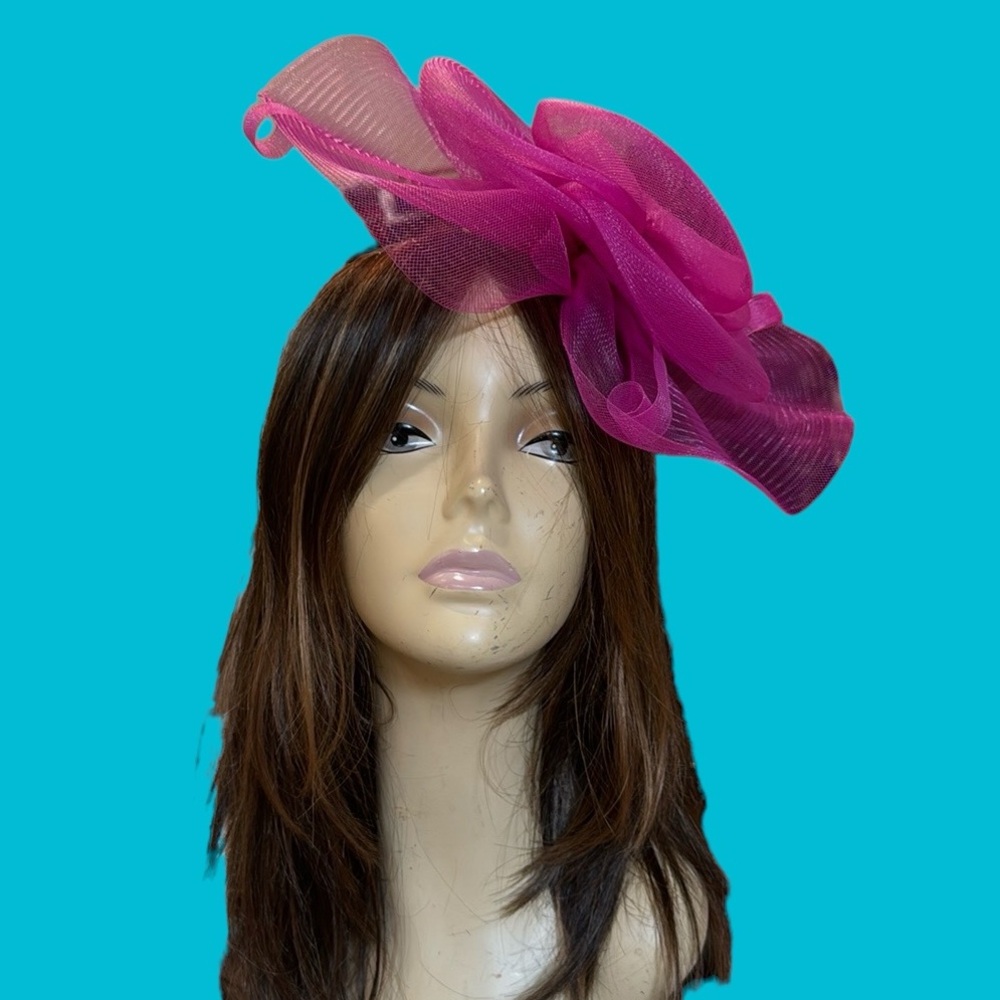 TASHA LARGE PINK HEADBAND  FASCINATOR HAT‎ ACCESSORY